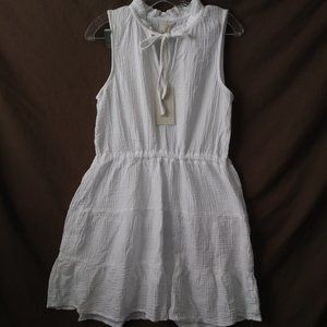 Joie Sleeveless Dress Color White, Size S